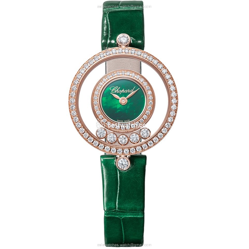 Chopard Happy Diamonds Womens watch Quartz Rose gold 203957-5209