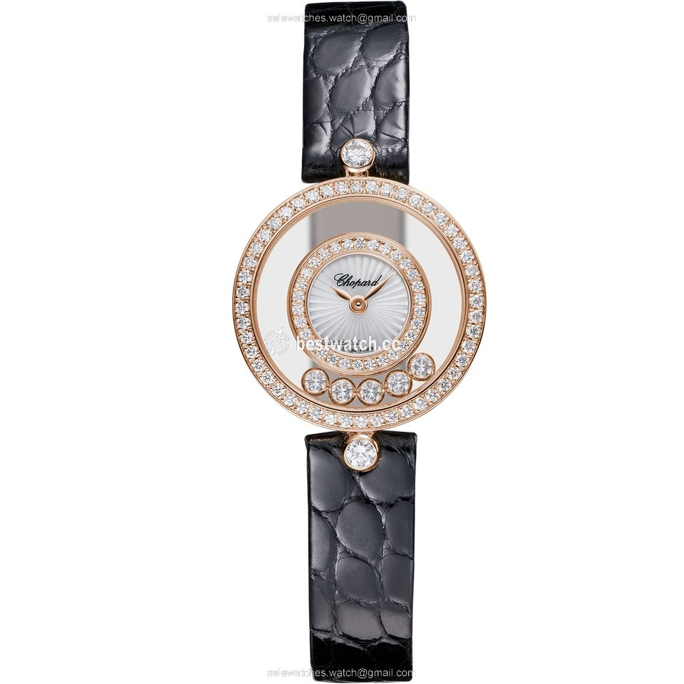 Chopard Happy Diamonds Womens watch Quartz Rose gold 203957-5214