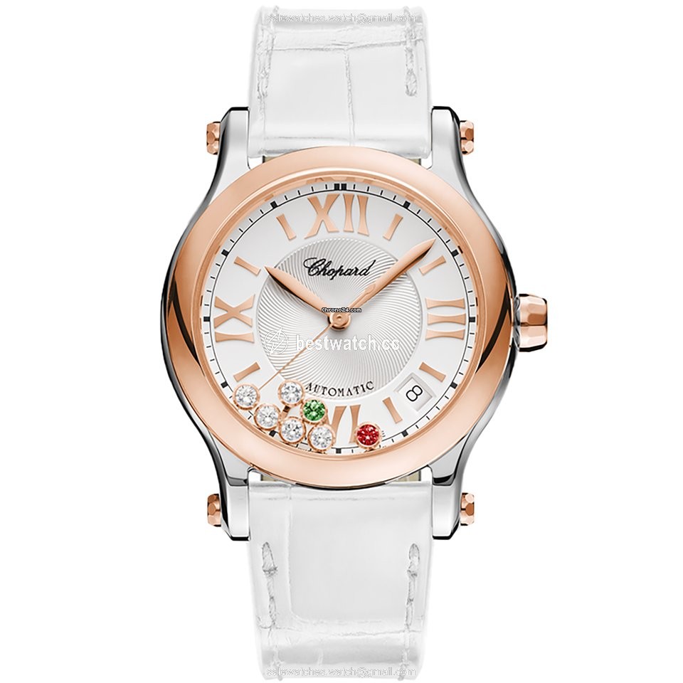 Chopard Happy Sport Womens watch Automatic Gold Steel 278559-6020