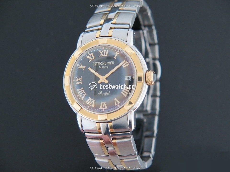 Raymond Weil Parsifal Mens watch Unisex Quartz Gold Steel 9540