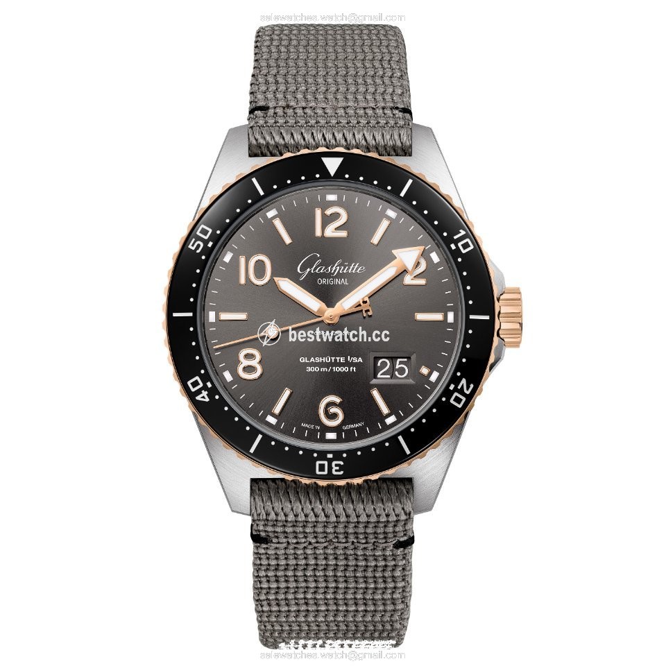 Glashutte Original Mens watch Unisex Automatic Gold Steel 1-36-13-04-91-34 or 36-13-04-91-34