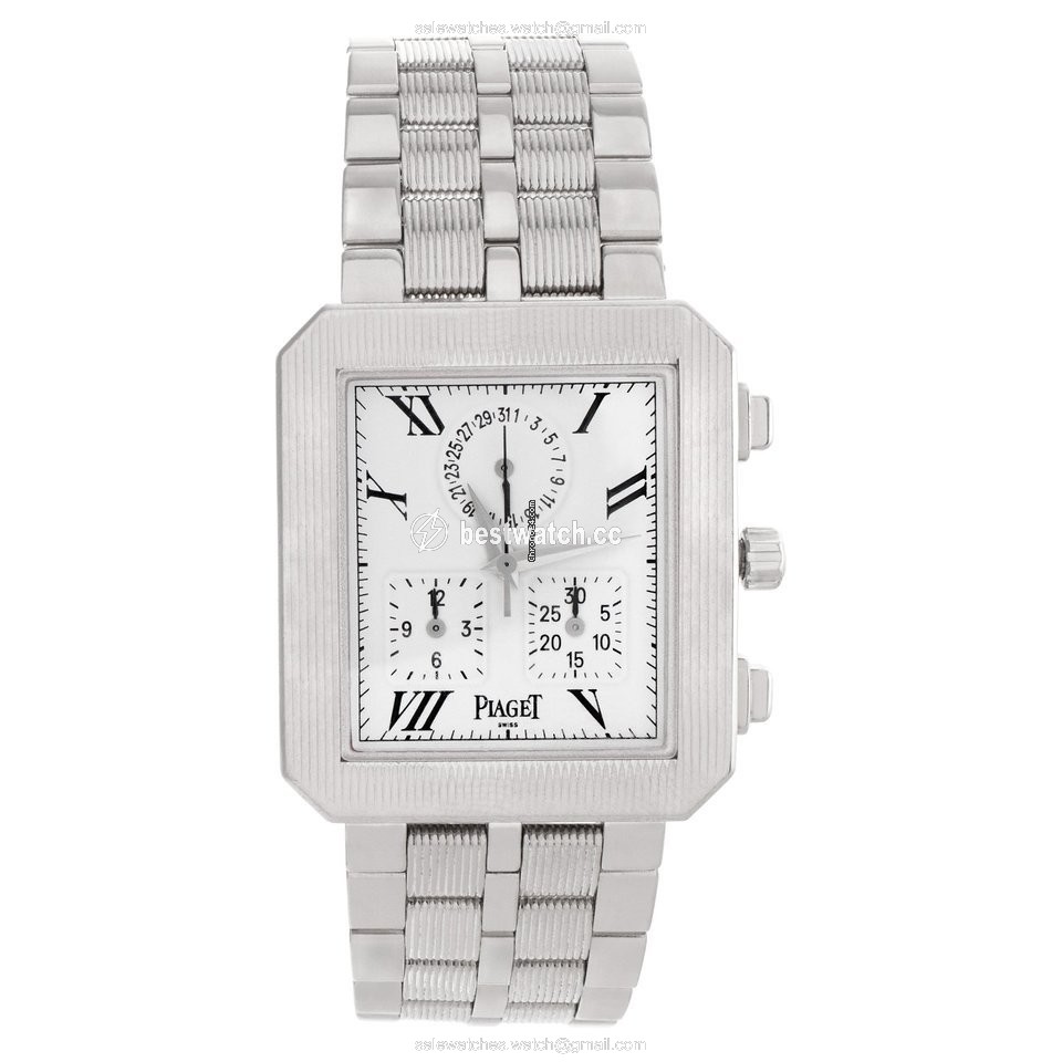 Piaget Mens watch Unisex Quartz White gold 14254 M601D