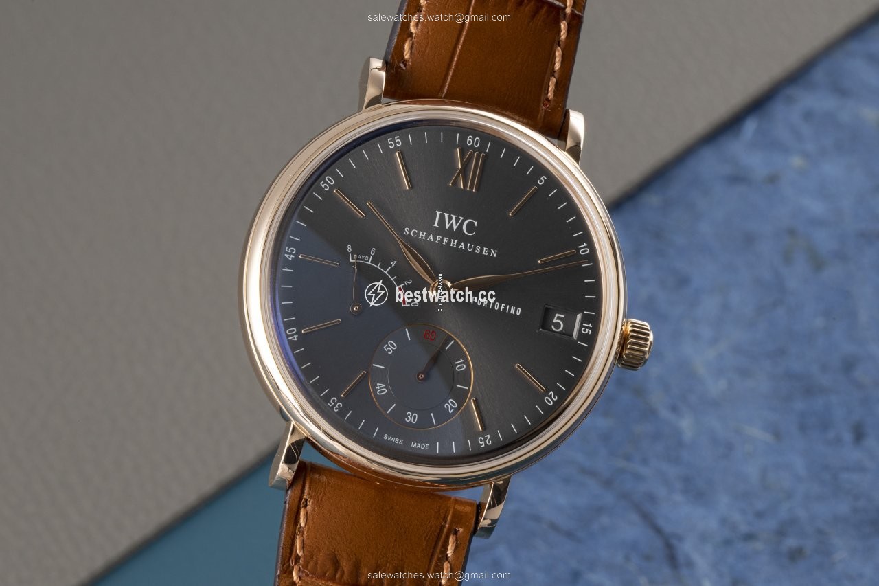 IWC Portofino Hand-Wound Mens watch Unisex Manual winding Red gold 5101