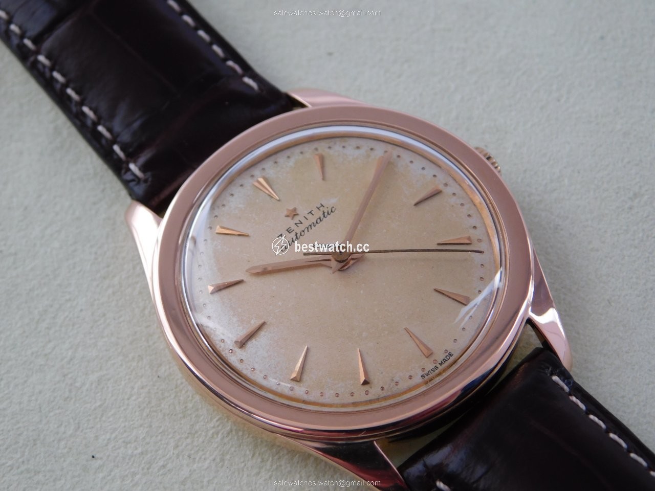 Zenith Mens watch Unisex Automatic Rose gold 01 0461 400