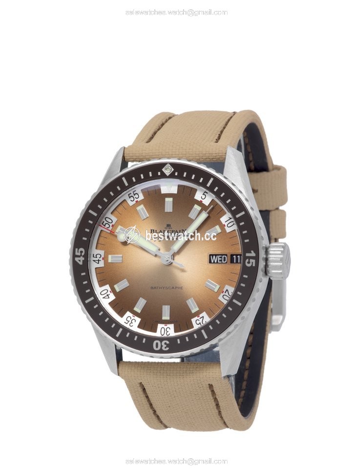Blancpain Fifty Fathoms Bathyscaphe Mens watch Unisex Automatic Steel 5052-1146-E52A