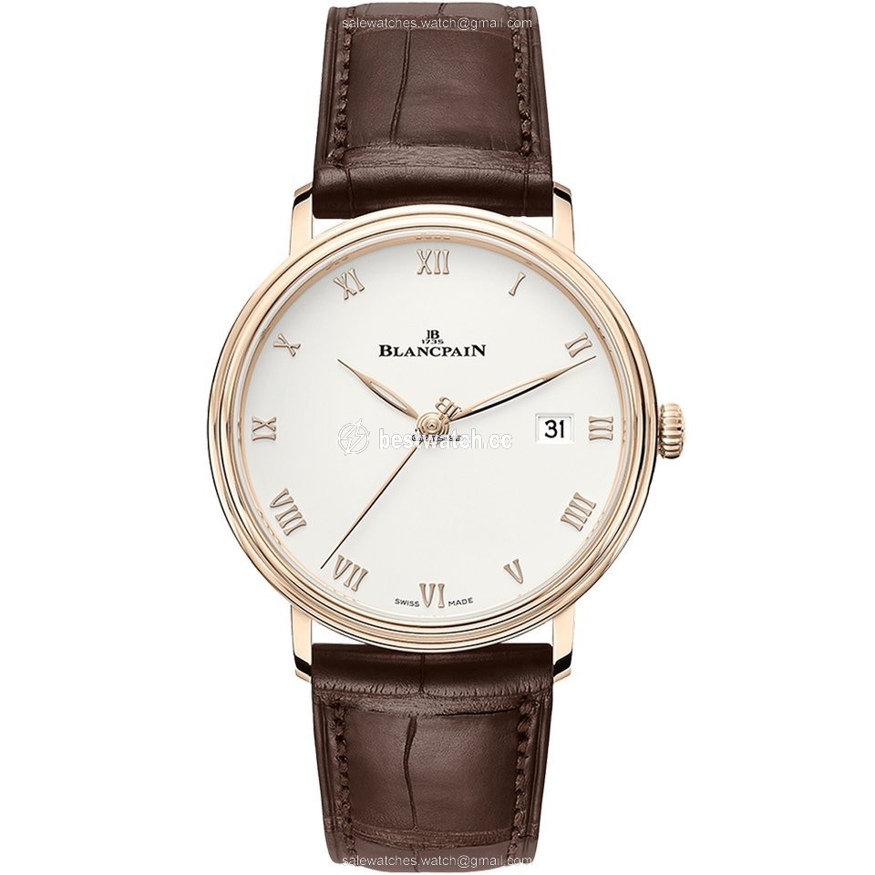 Blancpain Villeret Ultra-Slim Mens watch Unisex Automatic Red gold 6224-3642-55B
