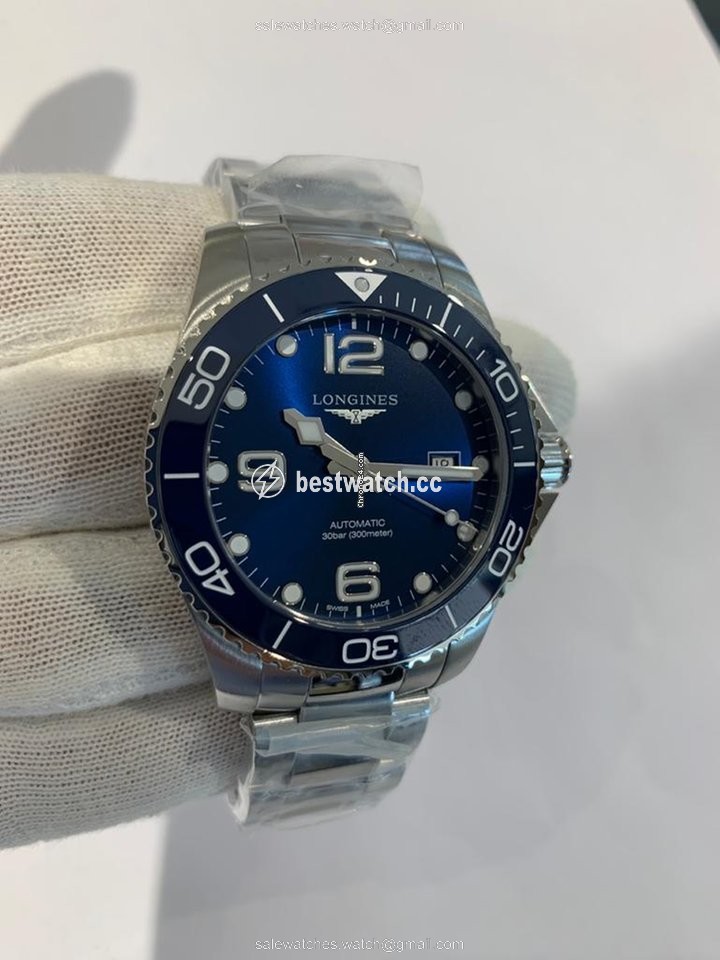 Longines HydroConquest Mens watch Unisex Automatic Steel L3.782.4.96.6