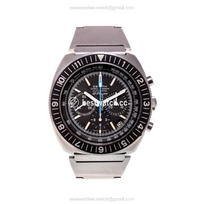 Zenith Pilot Mens watch Unisex Automatic Steel 01-0190-415