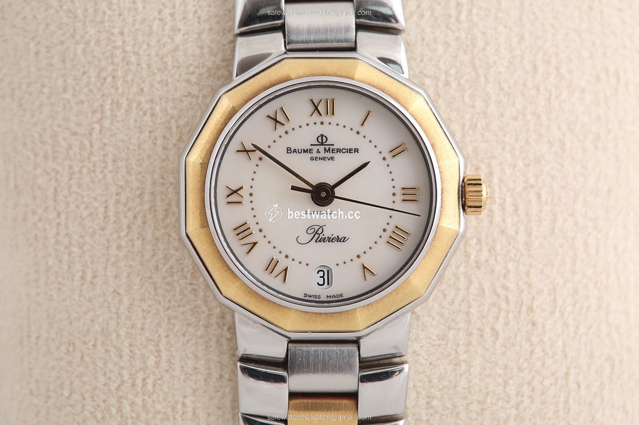 Baume & Mercier Riviera Womens watch Quartz Gold Steel Baume & Mercier 5231
