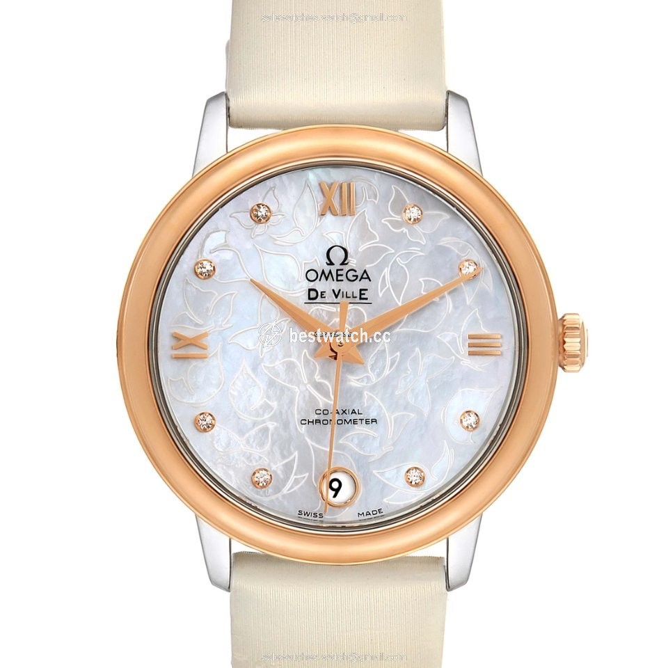 Omega De Ville Prestige Womens watch Automatic Gold Steel 424.22.33.20.55.001