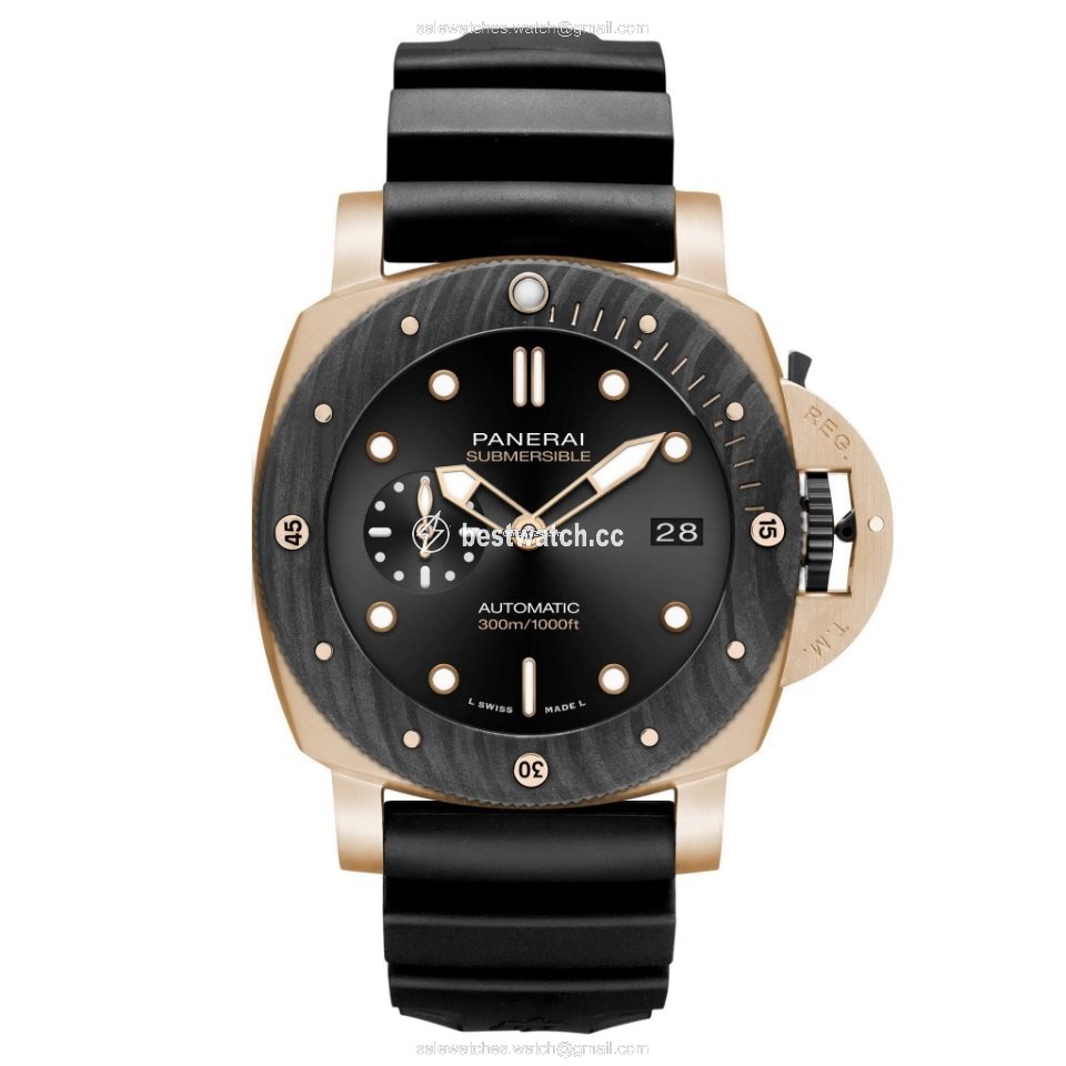 Panerai Mens watch Unisex Automatic Rose gold PAM 01070