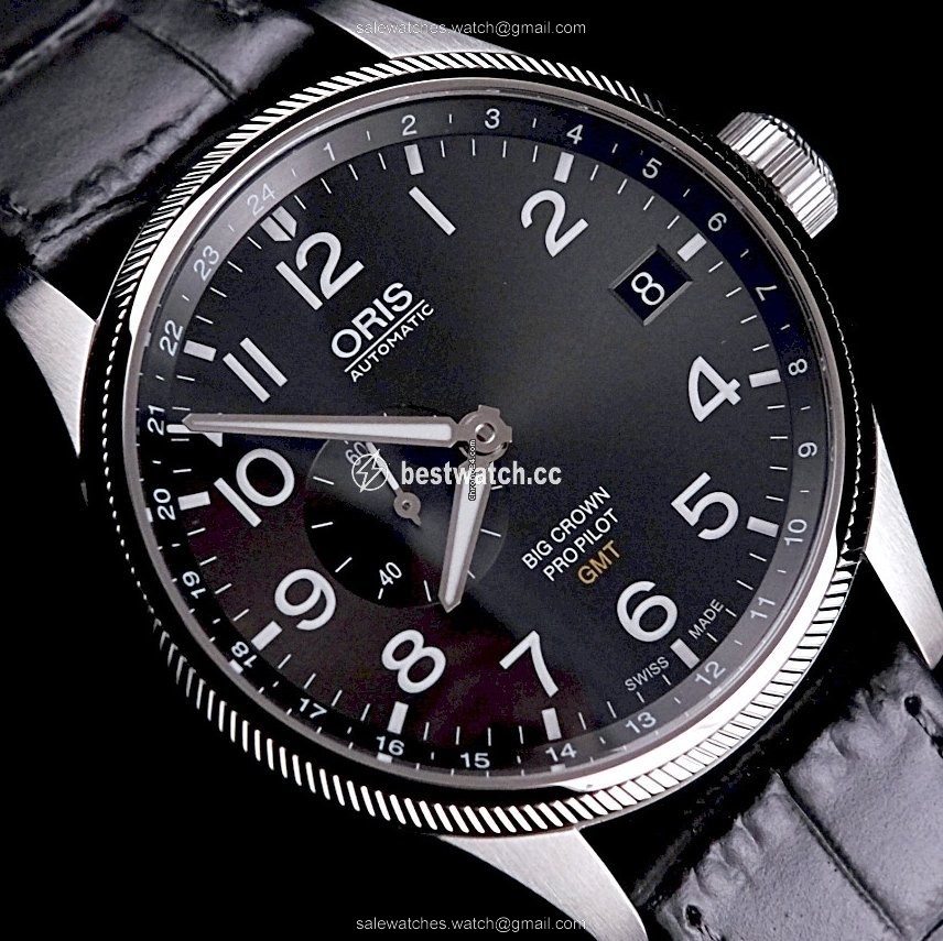 Oris Big Crown ProPilot GMT Mens watch Unisex Automatic Steel 01 748 7710 4063-07 5 22 06FC