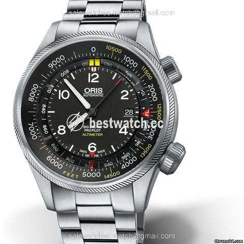 Oris Big Crown ProPilot Altimeter Mens watch Unisex Automatic Steel 01 733 7705 4164-Set 8 23 19