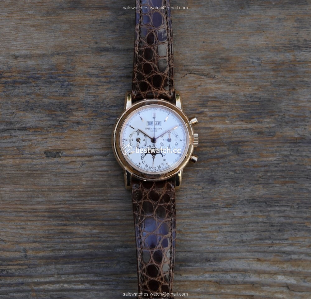 Patek Philippe Perpetual Calendar Chronograph Manual winding Rose gold 3970ER