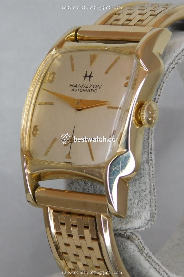 Hamilton Mens watch Unisex Manual winding Yellow gold 72253