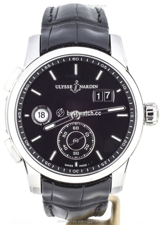 Ulysse Nardin Dual Time Mens watch Unisex Automatic Steel 3343-126 92