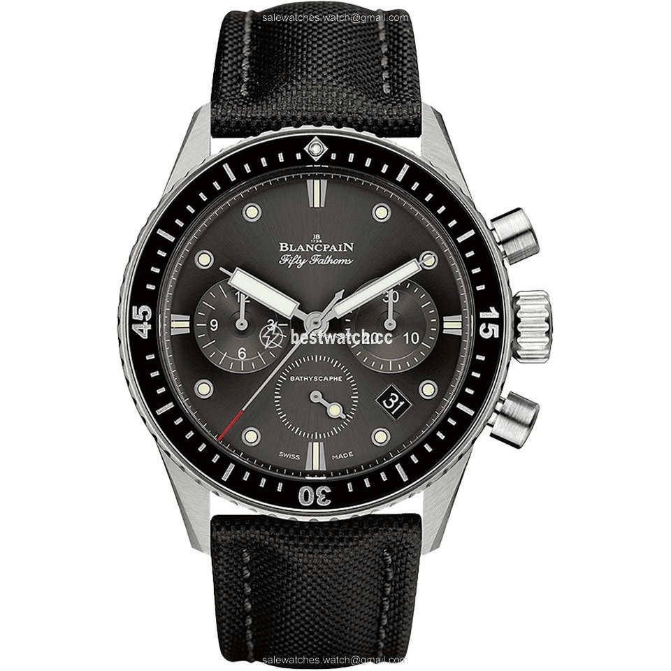 Blancpain Fifty Fathoms Bathyscaphe Mens watch Unisex Automatic Steel 5200-1110-B52A