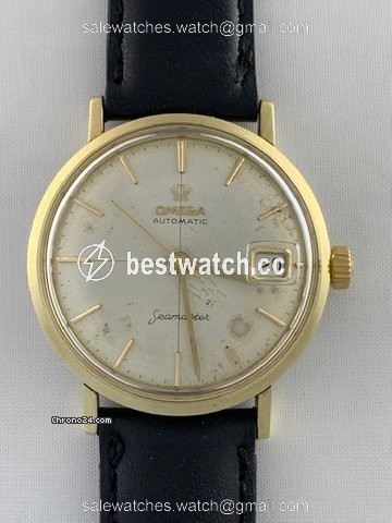 Omega Seamaster Mens watch Unisex Automatic Gold Steel 14770- 61- SC
