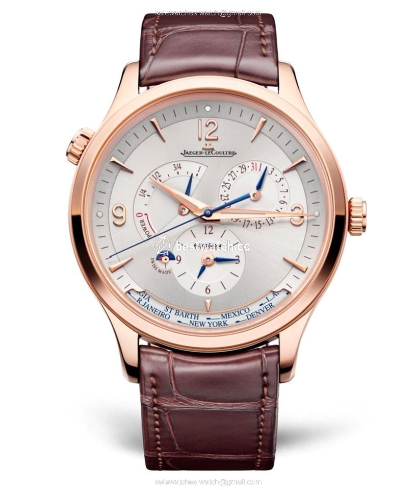 Jaeger-LeCoultre Master Geographic Mens watch Unisex Automatic Rose gold 4122520