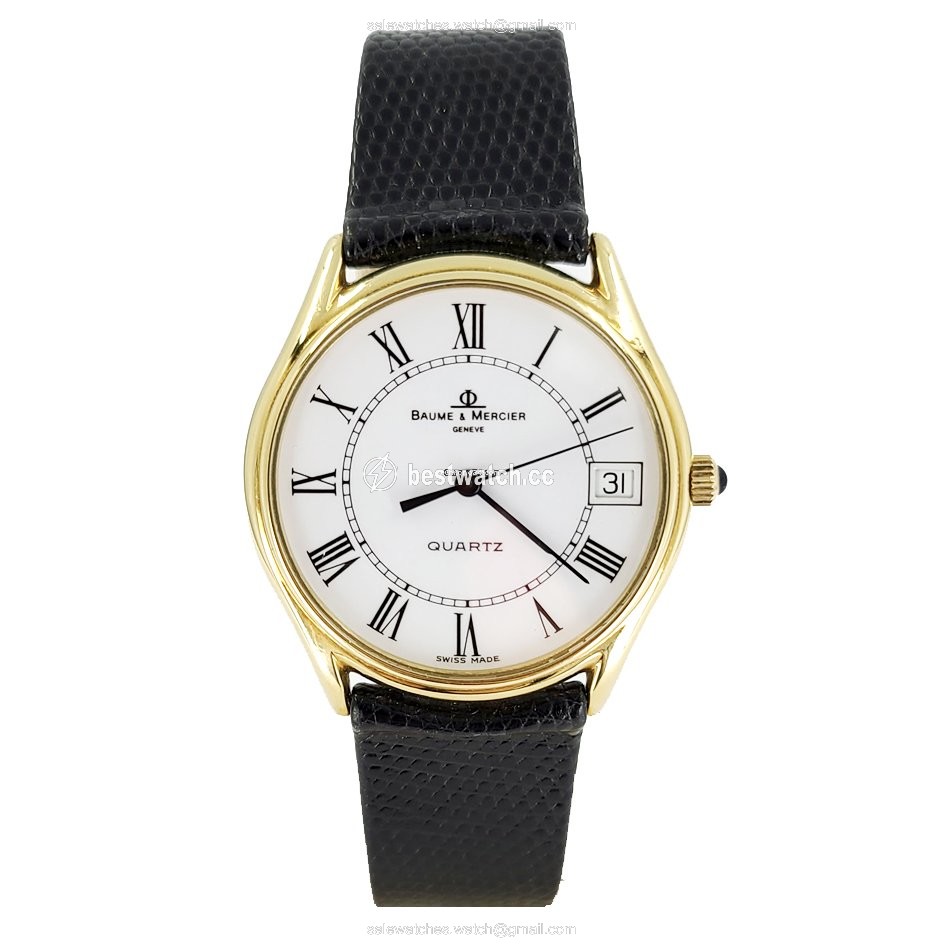 Baume & Mercier Mens watch Unisex Quartz Yellow gold 95148