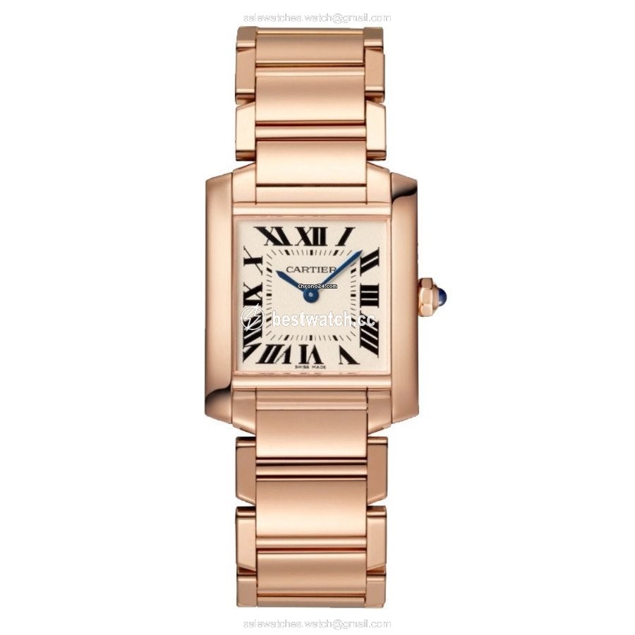 Cartier Tank Francaise Womens watch Quartz Rose gold WGTA0030