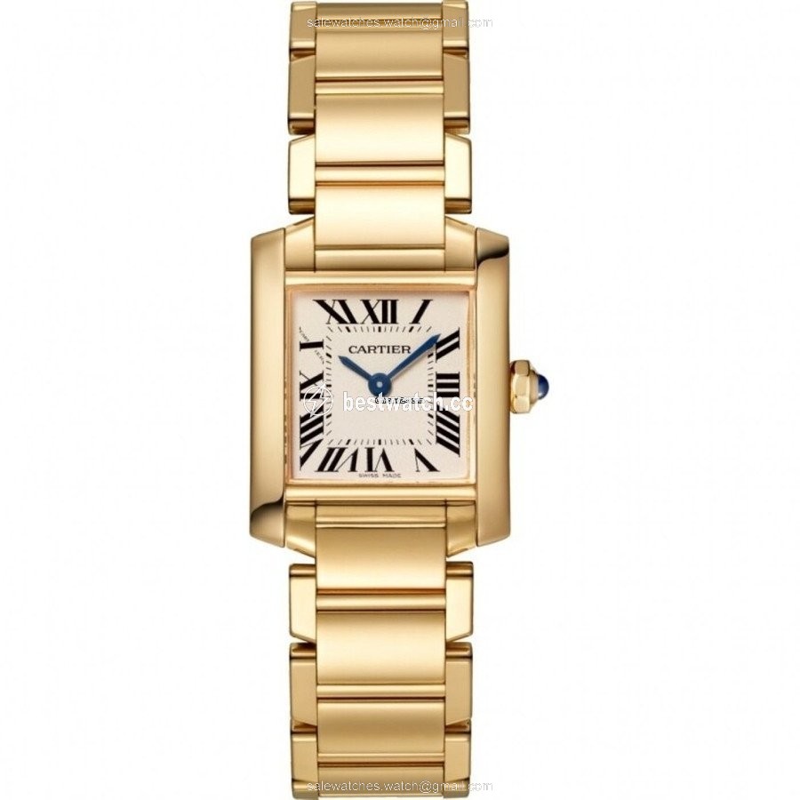 Cartier Tank Francaise Womens watch Quartz Yellow gold WGTA0031