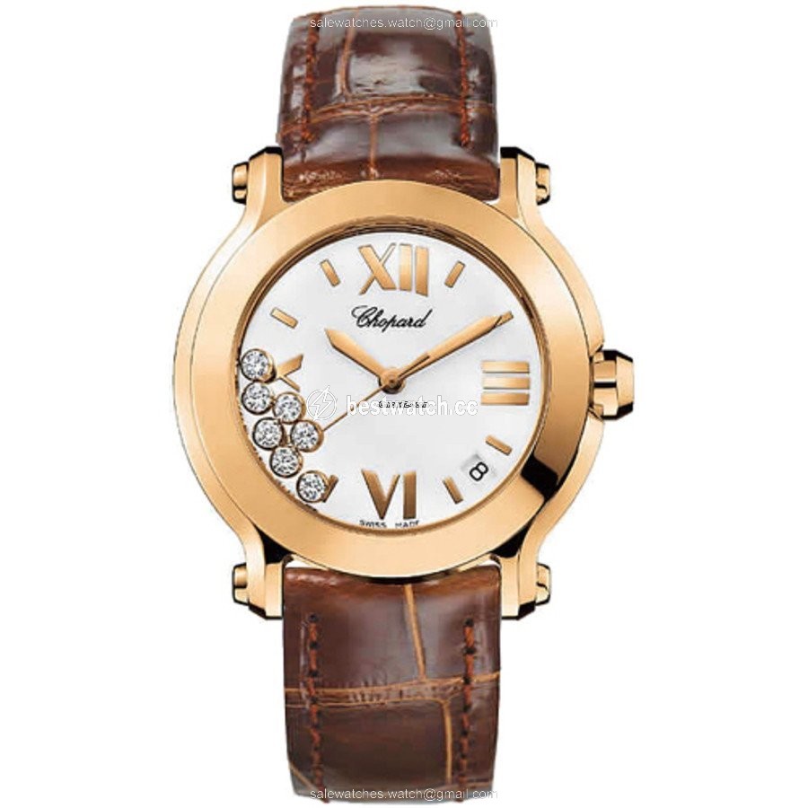 Chopard Happy Sport Womens watch Quartz Rose gold 277471 5001