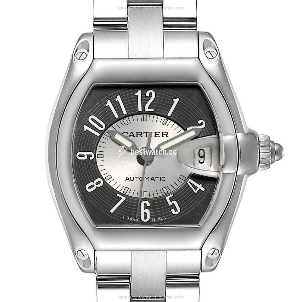 Cartier Roadster Mens watch Unisex Automatic Steel W62001V3