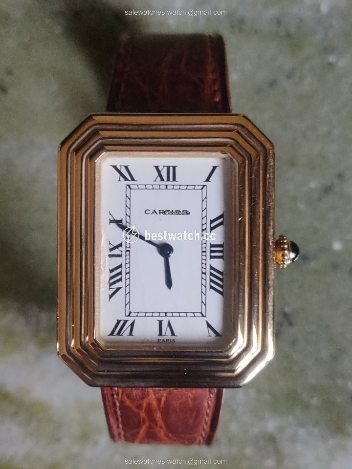 Cartier Mens watch Unisex Manual winding Yellow gold 78096