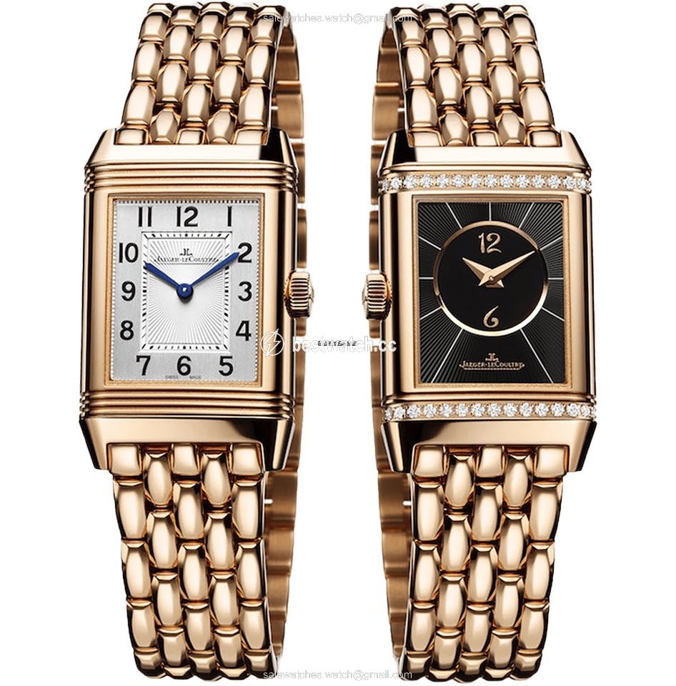 Jaeger-LeCoultre Reverso Classic Small Duetto Womens watch Manual winding Rose gold Q2662130