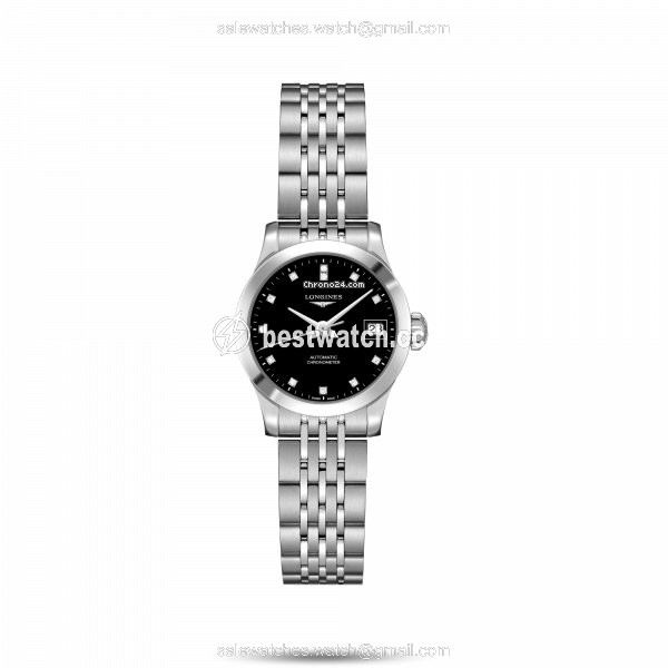 Longines Record Womens watch Automatic Steel L2.320.4.57.6