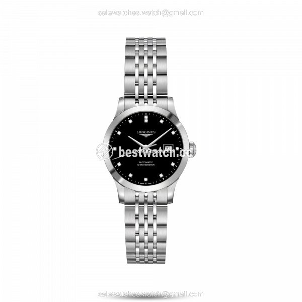 Longines Record Womens watch Automatic Steel L2.321.4.57.6