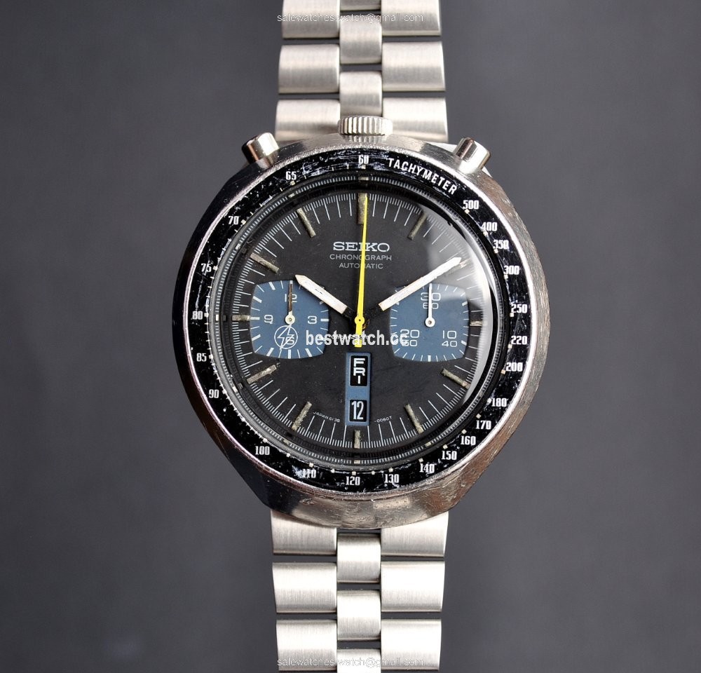 Seiko Bullhead Mens watch Unisex Automatic Steel 6138-0040