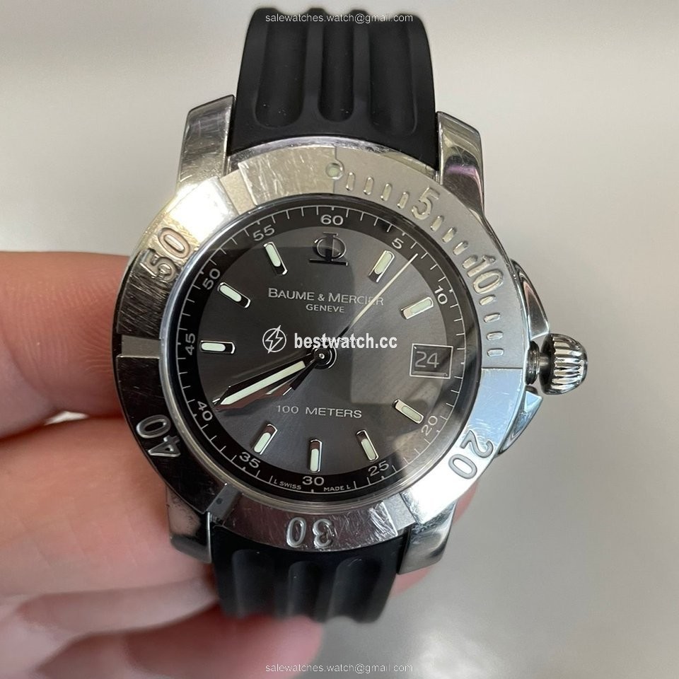 Baume & Mercier Capeland Mens watch Unisex Quartz Steel MOA08351