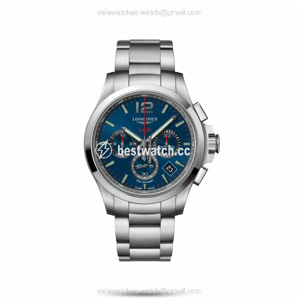 Longines Conquest Mens watch Unisex Quartz Steel L3.717.4.96.6