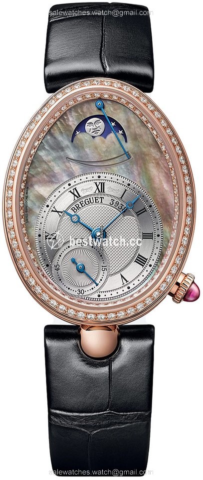 Breguet Reine de Naples Womens watch Automatic Rose gold 8908br 5t 964 d00d3L