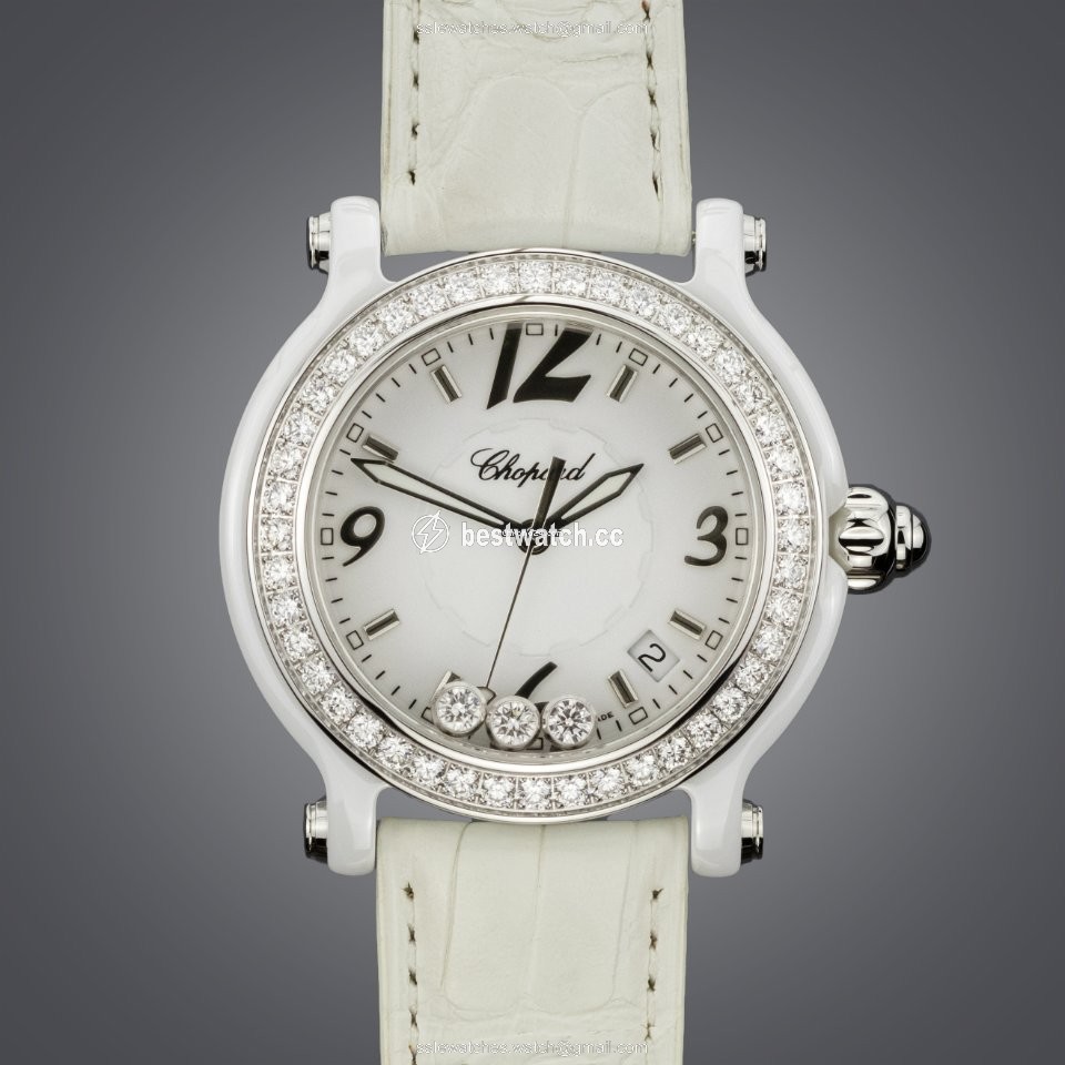Chopard Happy Sport Womens watch Quartz Ceramic 288507-9012