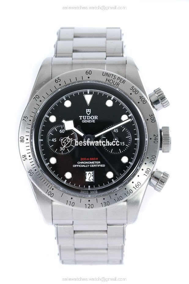 Tudor Black Bay Chrono Mens watch Unisex Automatic Steel 79350