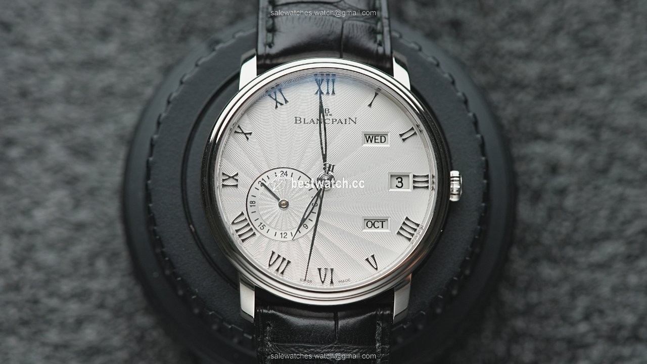 Blancpain Villeret Mens watch Unisex Automatic White gold 6670-1542-55B