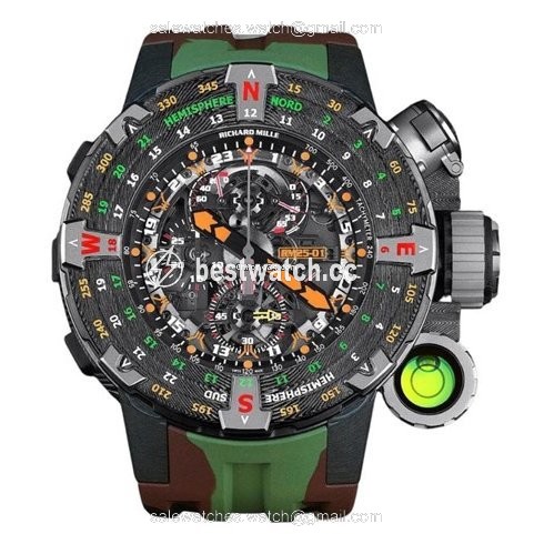 Richard Mille Mens watch Unisex Manual winding Carbon Rm025-01