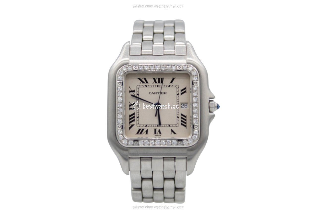Cartier Panthere Mens watch Unisex Quartz Steel 1300