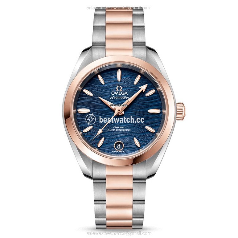 Omega Seamaster Aqua Terra Womens watch Automatic Gold Steel 220.20.34.20.03.001