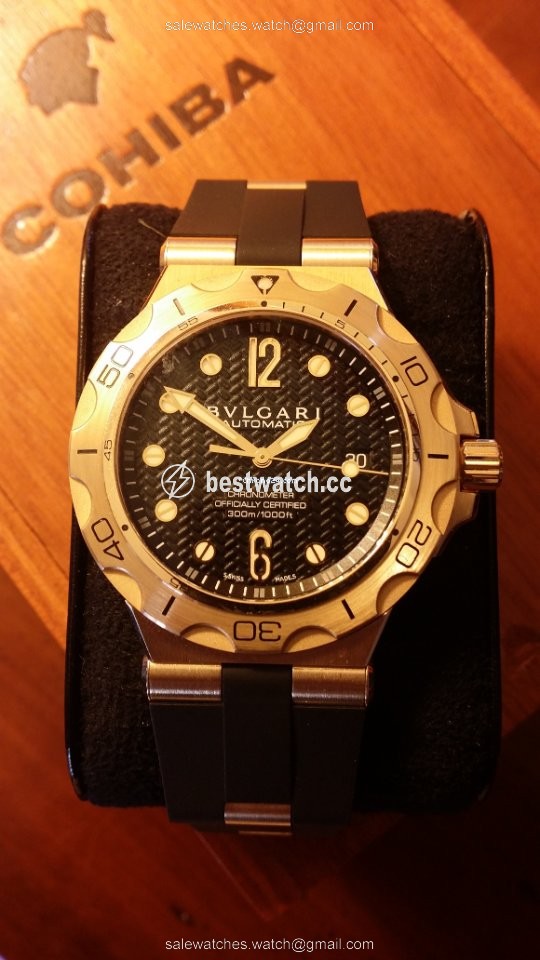 Bulgari Diagono Mens watch Unisex Automatic Yellow gold DP42BGVDSD