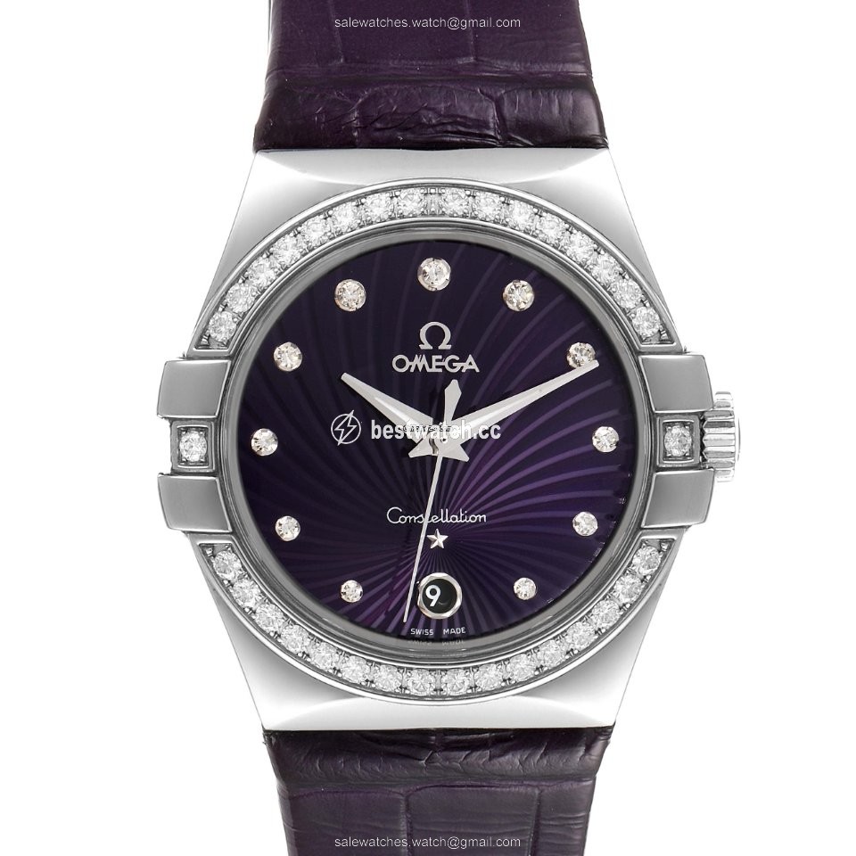 Omega Constellation Quartz Womens watch Quartz Steel 123.18.35.60.60.001