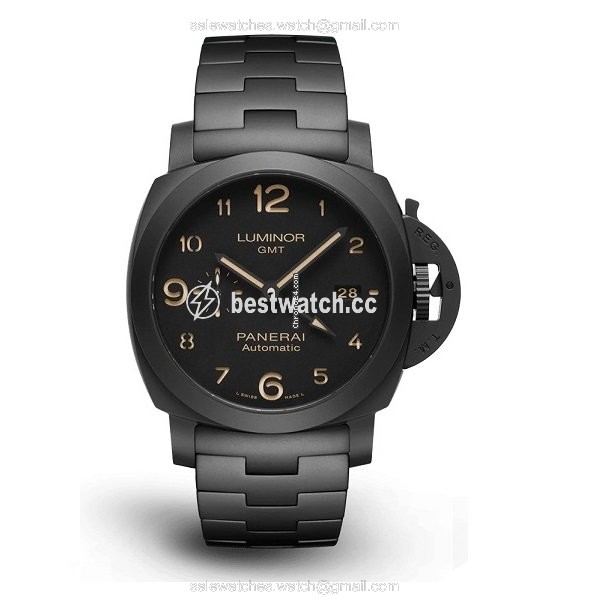 Panerai Luminor 1950 3 Days GMT Automatic Mens watch Unisex Automatic Ceramic PAM 01438