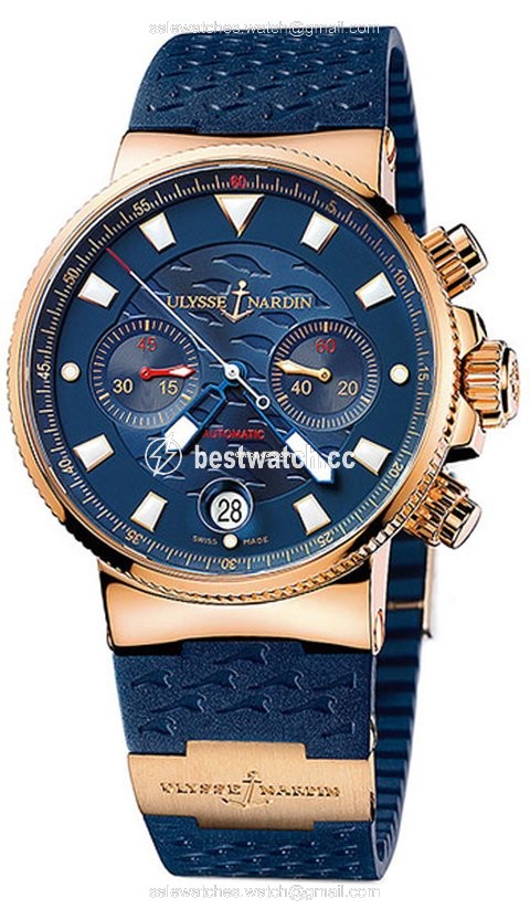 Ulysse Nardin Mens watch Unisex Automatic Rose gold 356-68LE-3