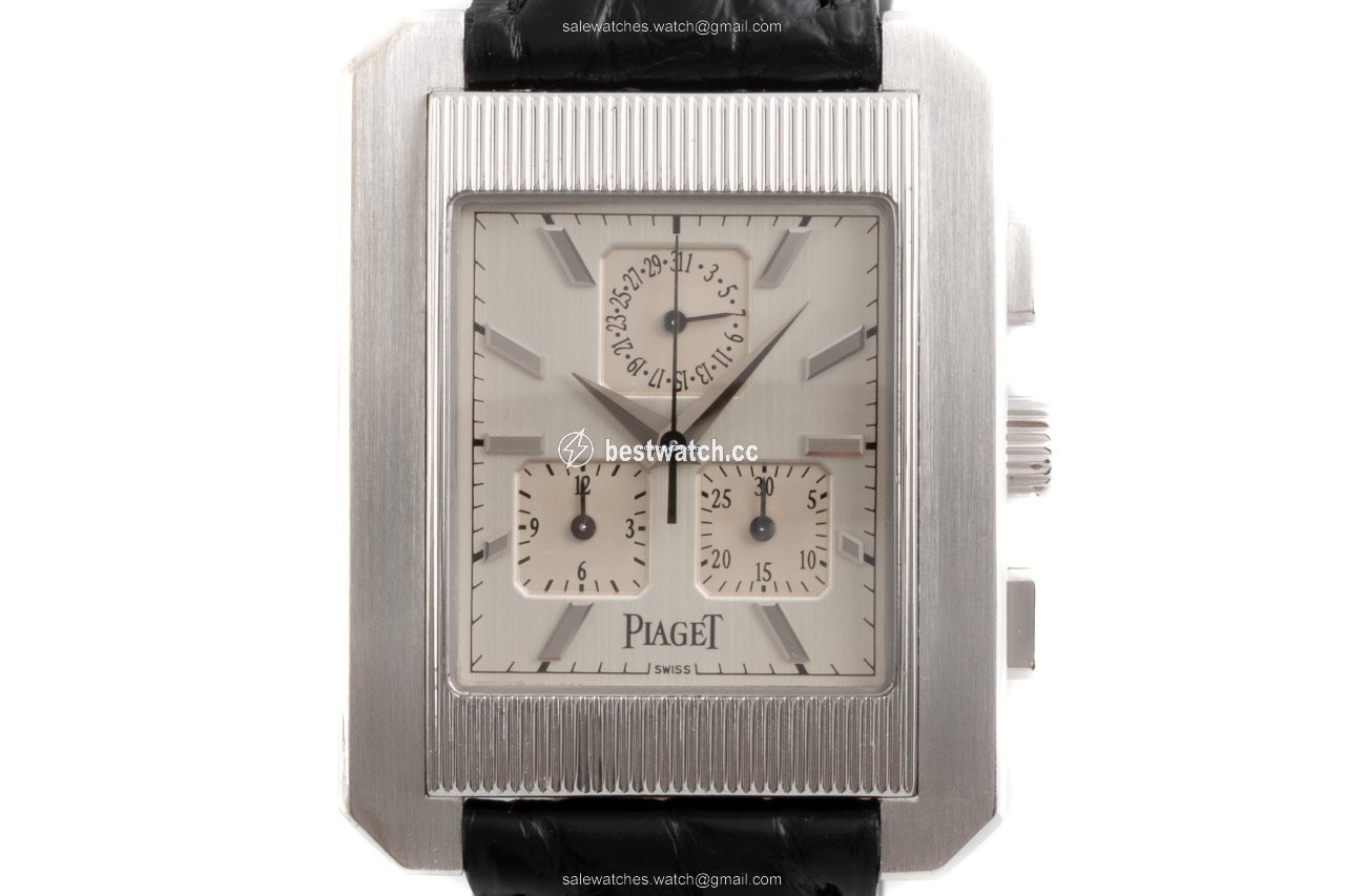 Piaget Mens watch Unisex Quartz White gold 14600