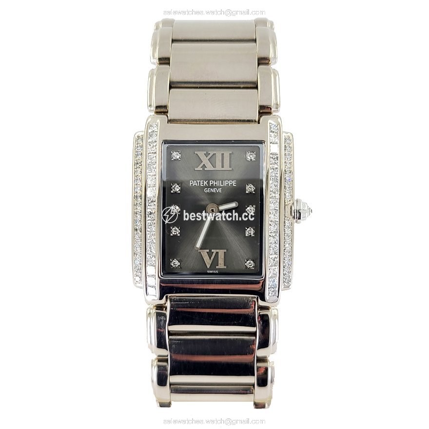 Patek Philippe Twenty~4 Womens watch Quartz White gold 4910 20G