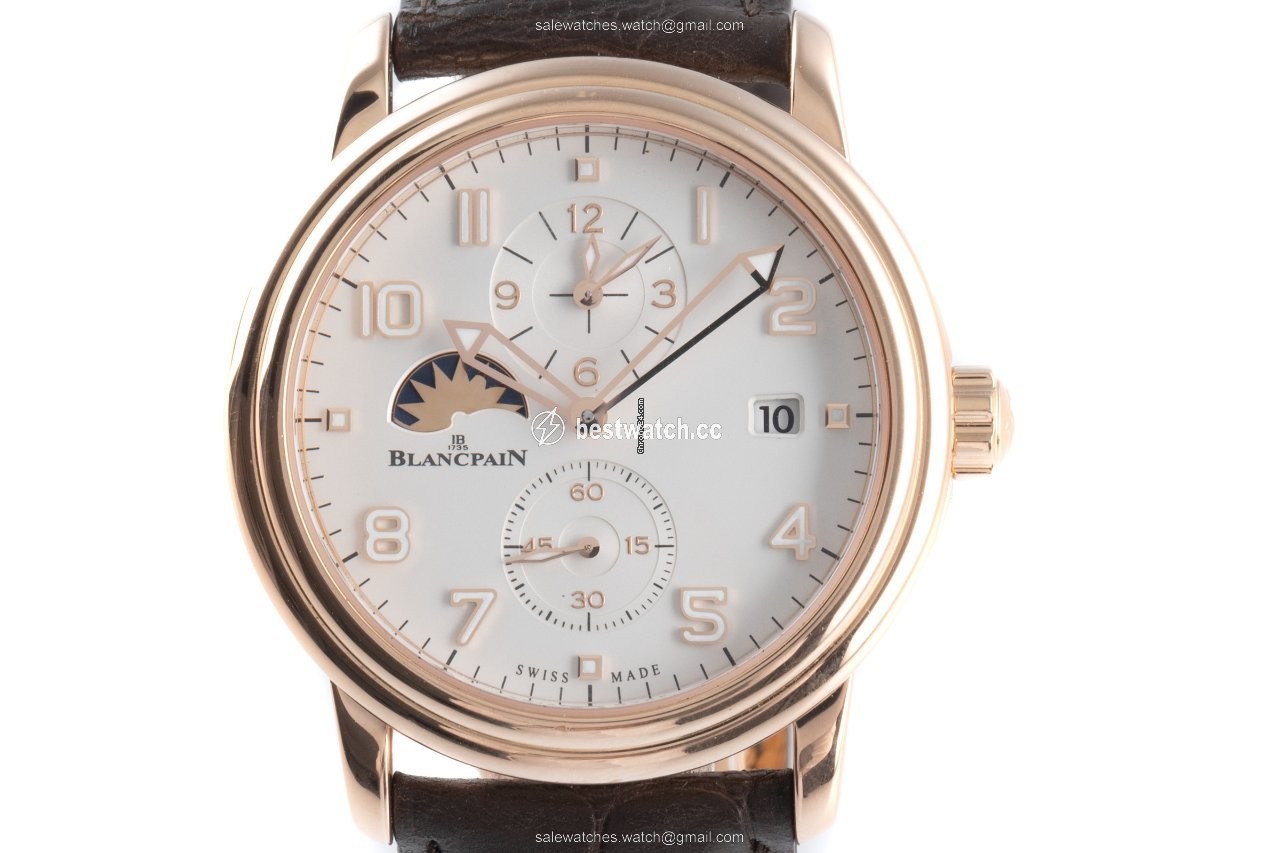 Blancpain Leman Mens watch Unisex Automatic Red gold 2860.3642.53B
