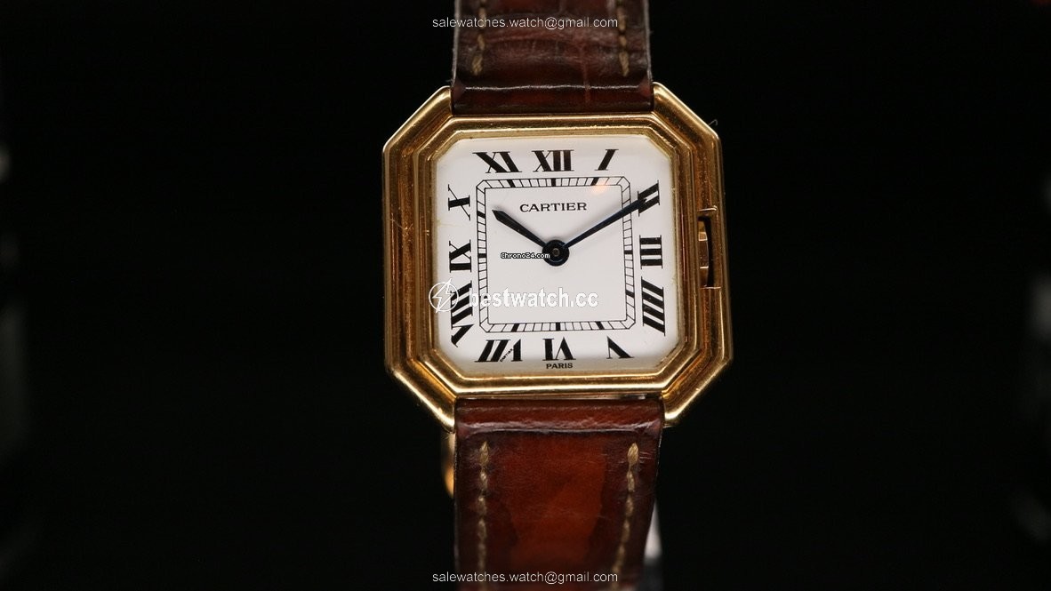 Cartier Mens watch Unisex Manual winding Yellow gold 780992616